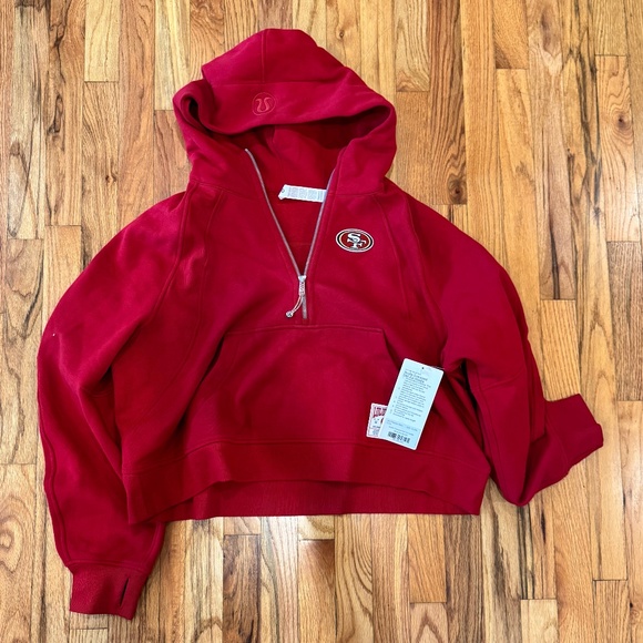 lululemon athletica Tops - 49ers lululemon scuba oversized hoodie NWT